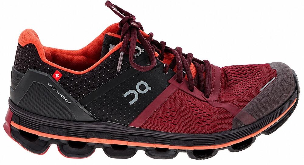 On Running Women’s Size 8.5 Burgundy Black Cloud Running Hiking Shoes Sneakers